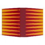 Abstract orange red sun rays pattern binders