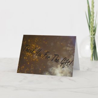 Abstract Ornament Thank You Card 2 card