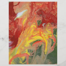 Abstract - Paint - In a state of flux Flyer Design