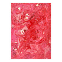Abstract - Paint - My ice cream melted Custom Invitations