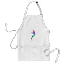 Abstract Paint Splatter Butterfly Aprons