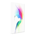 Abstract Paint Splatter Butterfly Stretched Canvas Prints