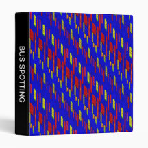 Abstract Painted Pattern (1in) 3 Ring Binder