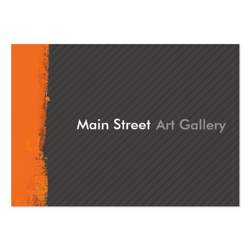 Abstract Painted Wall Business Cards (front side)