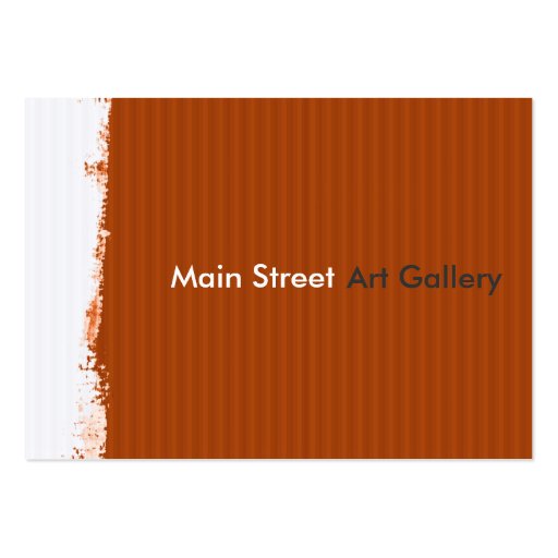 Abstract Painted Wall Business Cards (front side)