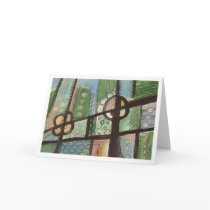 Abstract Painting 06  Inspired by Troika Pottery cards