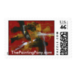 Abstract Painting 32 Three Crosses Postage