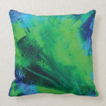 Abstract Painting 4 "Untitled" Throw Pillow