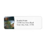 Abstract Painting 50 November Rain Custom Return Address Label