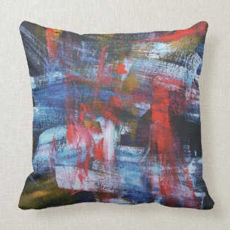Abstract Painting 56 Confetti throwpillow