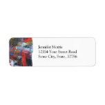 Abstract Painting 56 Confetti Custom Return Address Label