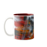 Abstract Painting 57 Shaken Up Mugs