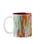 Abstract Painting 64 Sun Shower Mugs