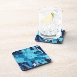Abstract Painting 68 Ocean Tide Coasters