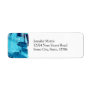 Abstract Painting 68 Ocean Tide Return Address Label