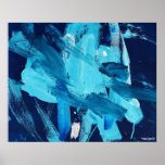 Abstract Painting 68 Ocean Tide Poster