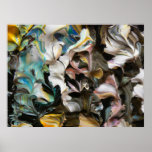 Abstract Painting (Detail) #827_B Print