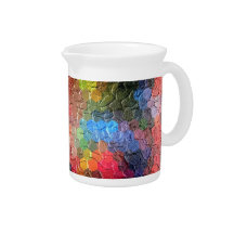 Abstract Painting | Dynamic Colors Drink Pitchers