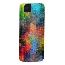 Abstract Painting | Dynamic Colors iPhone 4 Covers