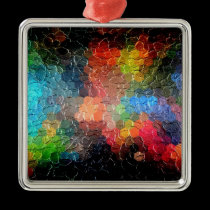 Abstract Painting | Dynamic Colors ornaments