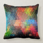 Abstract Painting | Dynamic Colors Pillows