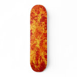 Abstract painting | fire red splattergrunge skate board decks