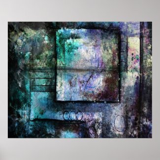 Abstract Painting print