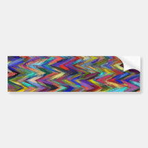 Abstract painting styled background bumper stickers