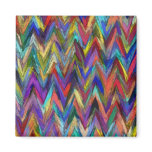 Abstract painting styled background magnet