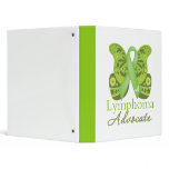 Abstract Paisley Butterfly - Lymphoma Advocate 3 Ring Binders