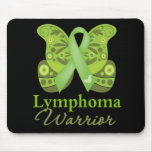 Abstract Paisley Butterfly - Lymphoma Warrior Mousepad