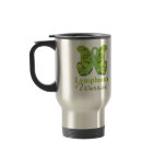 Abstract Paisley Butterfly - Lymphoma Warrior mugs