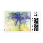 Abstract Palm Watercolor Postage
