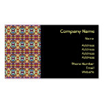 Abstract Pansy Flower Fractal business cards