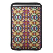 Abstract Pansy Flower Fractal Sleeve For MacBook Air