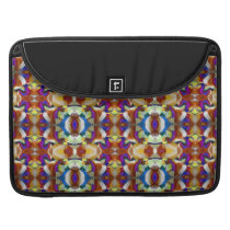 Abstract Pansy Flower Fractal Sleeve For MacBook Pro
