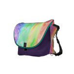 Abstract Pastel Wavy Stripes Pattern Commuter Bags