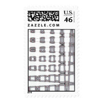 Abstract pattern Art Postage