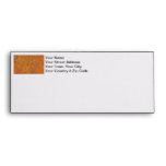 Abstract Pattern in Orange, Purple and Green Swirl Envelope
