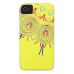 Abstract pattern lollipop iphone 4 cases