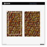 Abstract Pattern of Gold and Brown Kindle Fire Decals