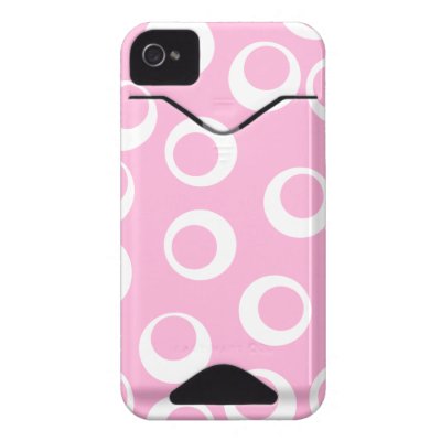 Abstract Pattern. Pink and White. Id Iphone 4 Covers by Graphics_By_Metarla