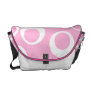 Abstract Pattern. Pink and White. Courier Bags