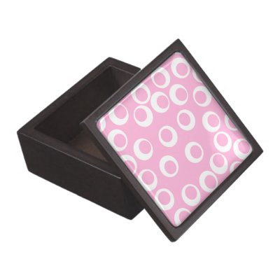 Abstract Pattern. Pink and White. Premium Keepsake Boxes by Graphics_By_Metarla