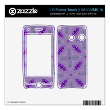 Abstract Pattern purple LG Rumor Touch Skins