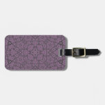 Abstract Pattern Purple Luggage Tag
