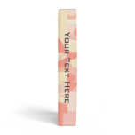 Abstract Pattern Terracotta, Pink & Cream Colors. 3 Ring Binders