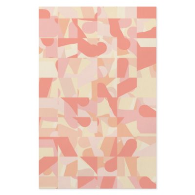 Abstract Pattern Terracotta, Pink & Cream Colors. Flyers by Graphics_By_Metarla