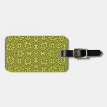 Abstract Pattern yellow Tag For Bags