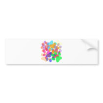 Abstract Paw Prints Bumper Sticker I bumper stickers by SjStevenson Abstract Paw Prints Bumper Sticker I bumper stickers